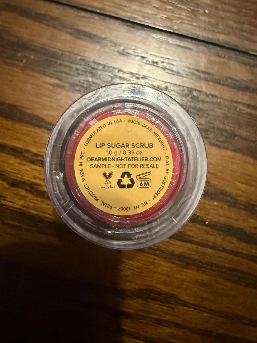 Dear Midnight Lip Sugar Scrub